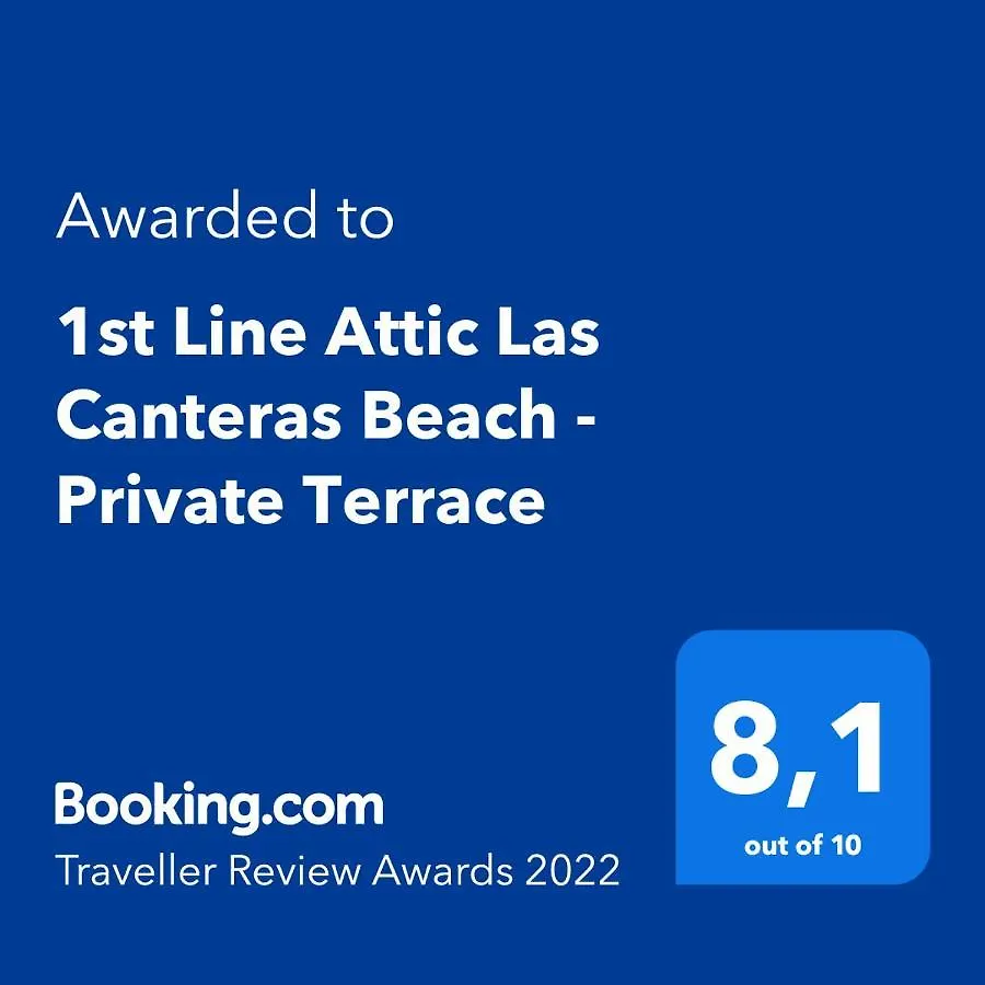 1St Line Las Canteras Beach Private Terrace Attic Las Palmas de Gran Canaria